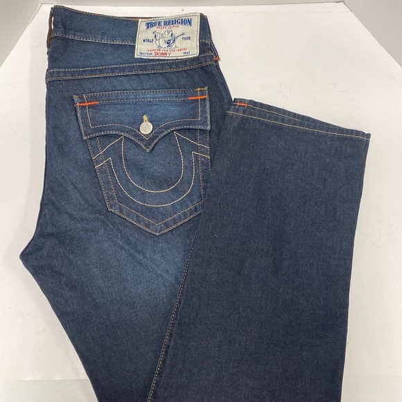 True Religion Mens Skinny Jeans with Flap Pockets 38x34 - Picture 1 of 8